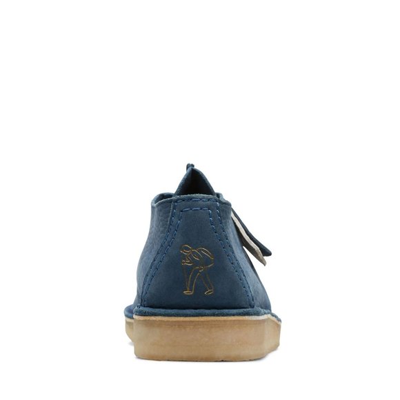 Clarks Desert Trek (Blue/Grey Nubuck) Men\'s Lace-up Boots main image 5